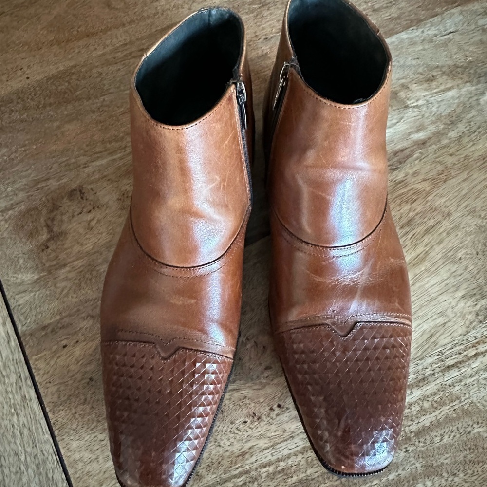 Stacy Adams Tan Leather Men's Boots